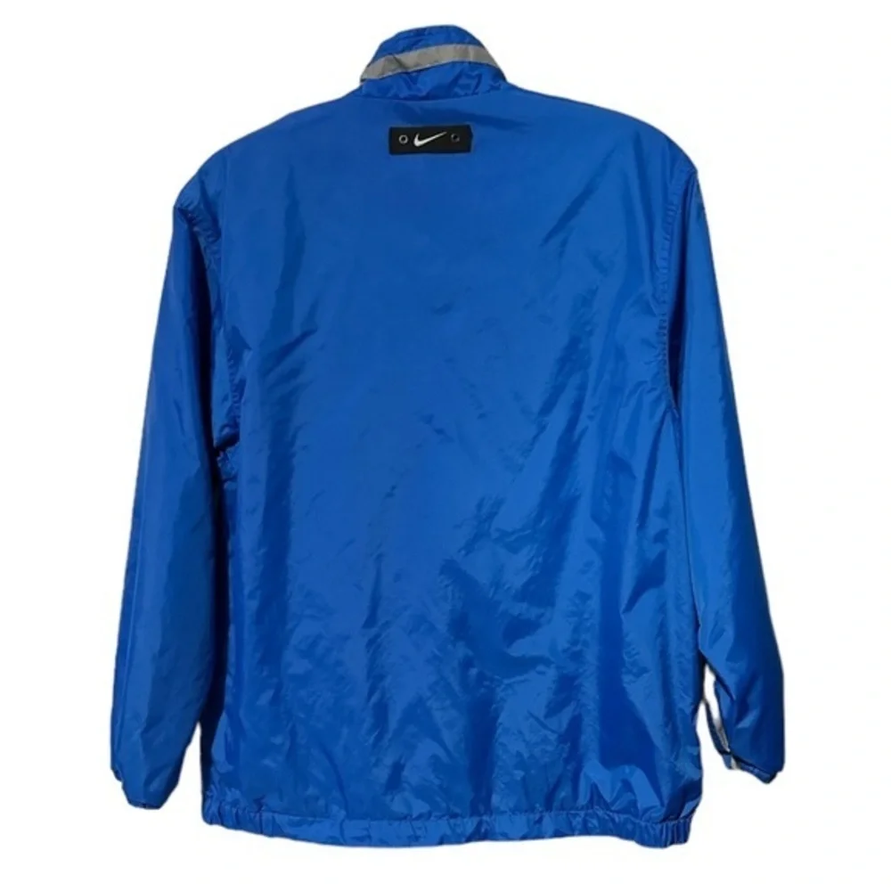 Vintage 90s Nike Blue Rain Jacket Windbreaker Zip Up RN56323 CA05553 Youth 14/16